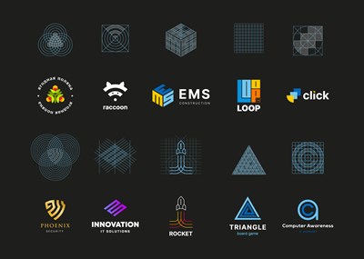 Набор сеток для построения логотипов 1633364